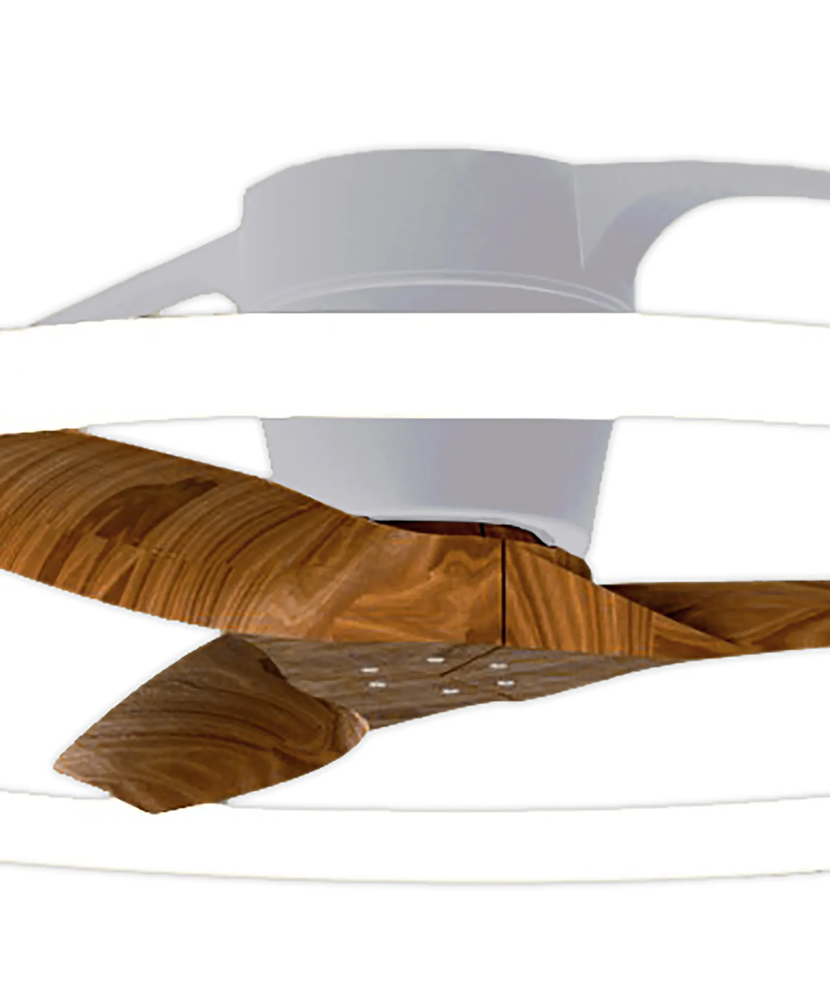 Nepal 75W LED Dimmable Ceiling Light & Fan, Remote / APP / Voice Controlled Silver M7533  Mantra Nepal